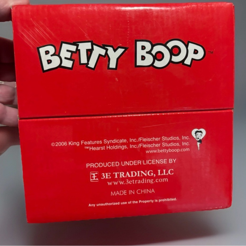 Betty Boop 12 Oz Double Old Fashion Glasses New In Box Is Great Shape - Picture 7 of 7